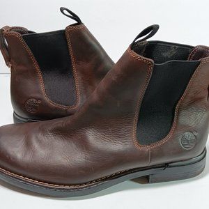 TIMBERLAND MENS NASHOBA WATERPROOF SOFT TOE BOOT 11.5 M - BROWN